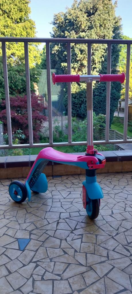 Patinette réversible 2 en 1 – Draisienne + Trottinette