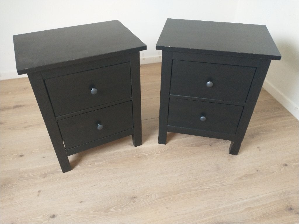 IKEA Hemnes Kastjes (zwart), Enlèvement, Utilisé, Bois