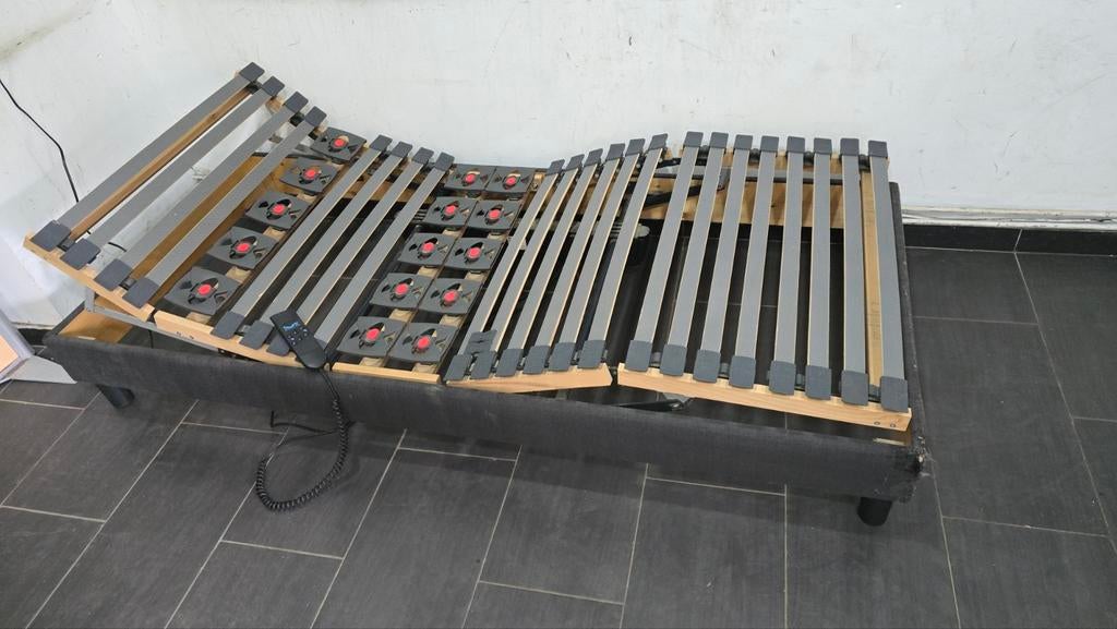 hoogwaardig houten André Renault elektrisch bedframe, Ophalen of Verzenden