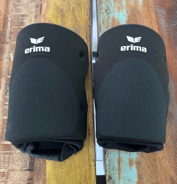 Erima Kniebeschermers Maat M Zwart - Nieuw, Sport en Fitness, Ophalen of Verzenden, Info@onlinebikeparts.be, Online Bike Parts