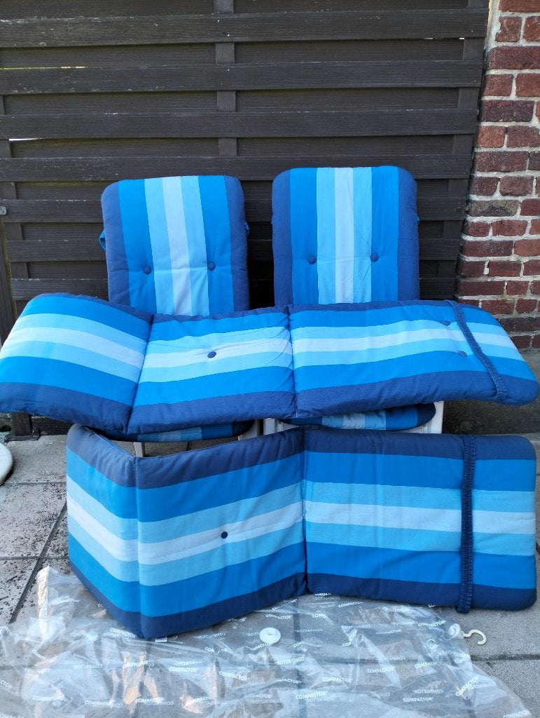 4 coussins chaises de jardin Bayer, Jardin & Terrasse, Enlèvement, Comme neuf