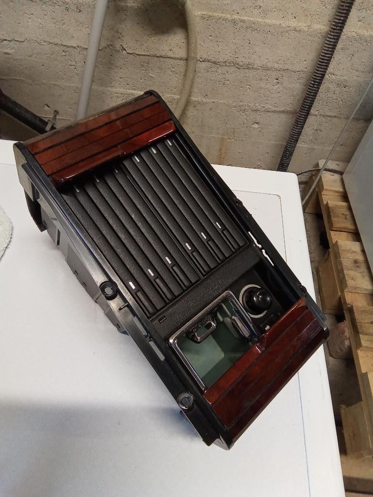 RARE console centrale en ronce de noyer Mercedes SL r129, Enlèvement, Utilisé, Mercedes-Benz
