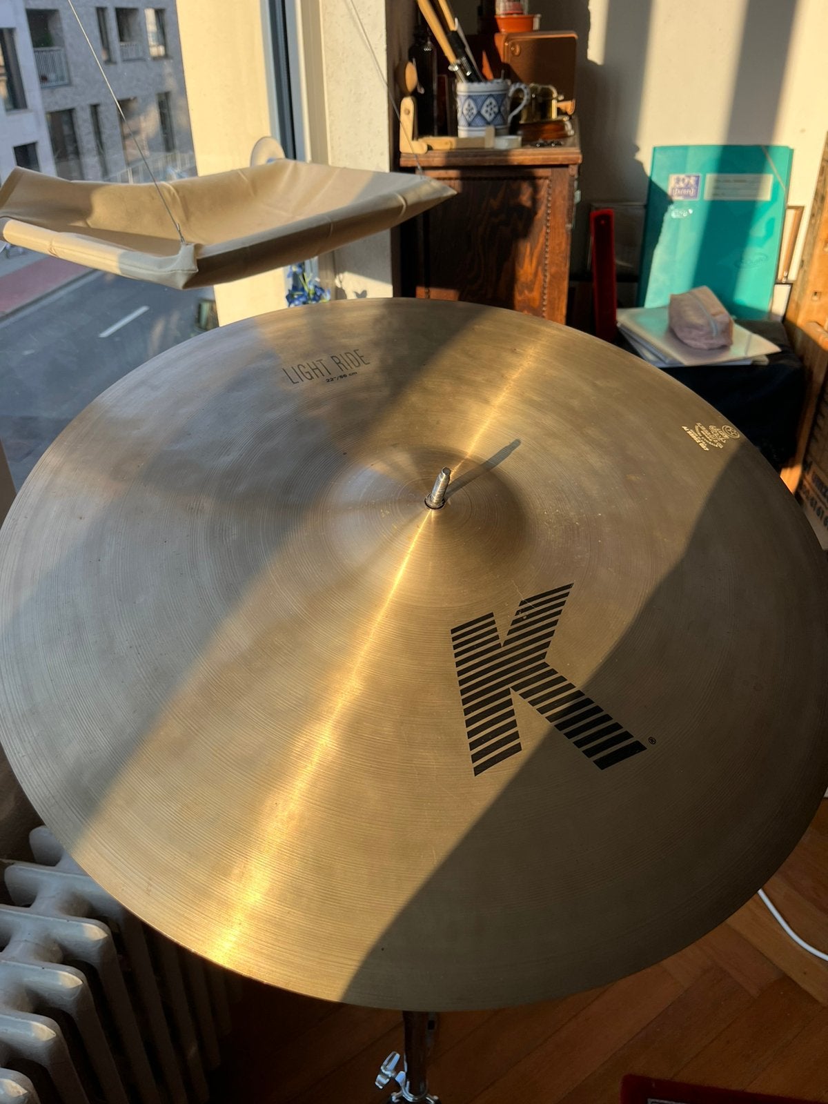 Zildjian K 22” light ride Ride cymbaal, Muziek en Instrumenten, Ophalen, Gebruikt