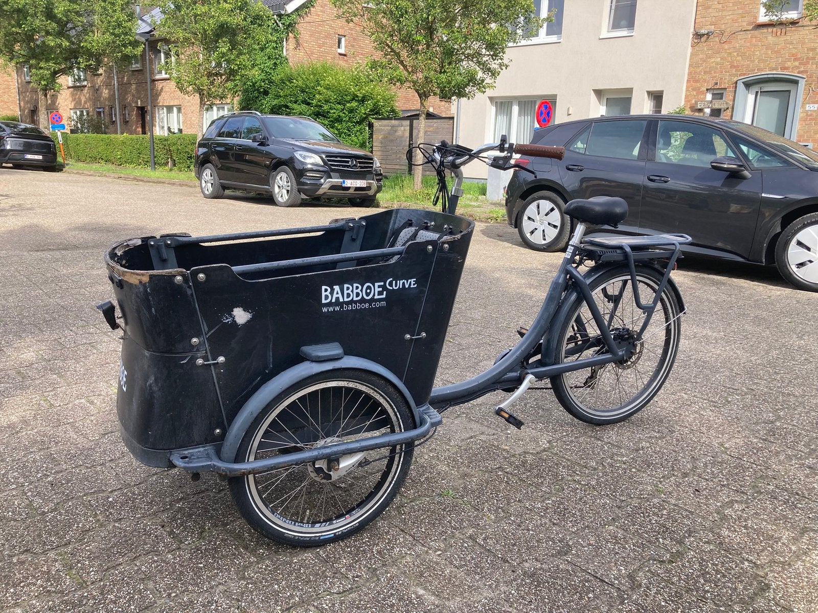 Bakfiets babboe, Vélos & Vélomoteurs, Vélos | Vélos avec bac, Utilisé, Autres marques, 4 enfants ou plus, Frein à disque, Enlèvement