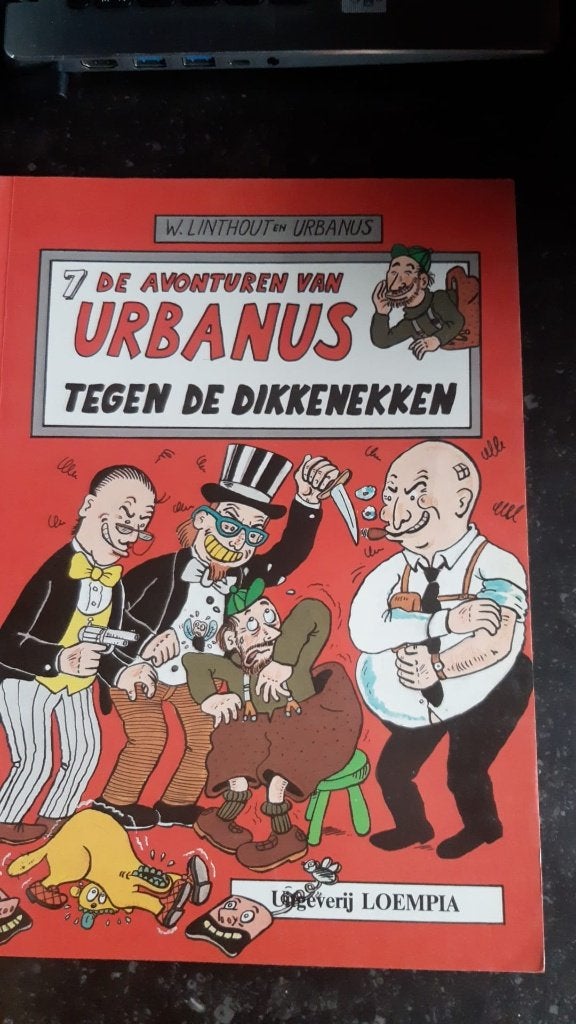 Urbanus 7 - Tegen de dikkenekken - 1ste druk, Enlèvement, Comme neuf, Urbanus; W. Linthout