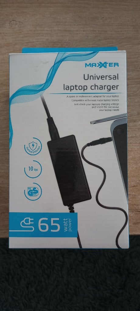 Universele laptop oplader, Computers en Software, Laptop-opladers, Ophalen of Verzenden, Zo goed als nieuw, Maxxter