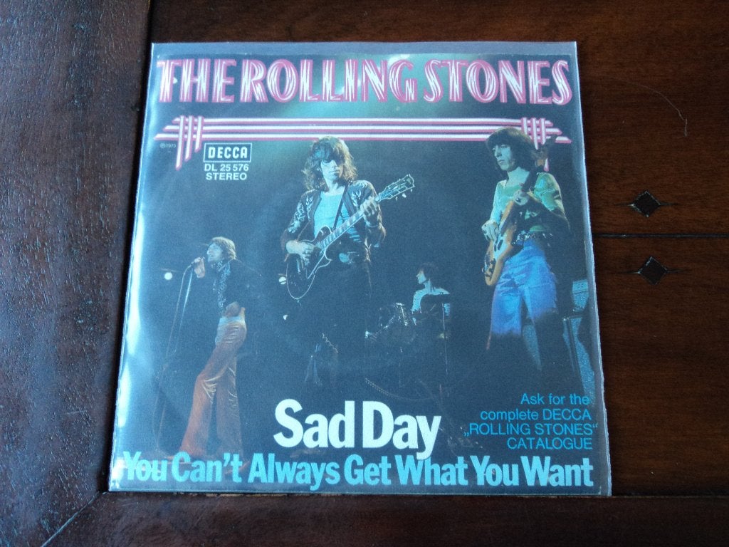 Rolling Stones : Sad Day (1973, Allemagne !)., CD & DVD, Enlèvement ou Envoi, Comme neuf, Rock et Metal, Autres types