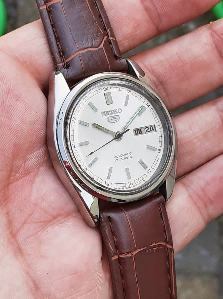 Seiko 5 (7009-821J) 1981 Vintage, Handtassen en Accessoires, Horloges | Antiek, Ophalen of Verzenden, Polshorloge, Seiko, Onbekend
