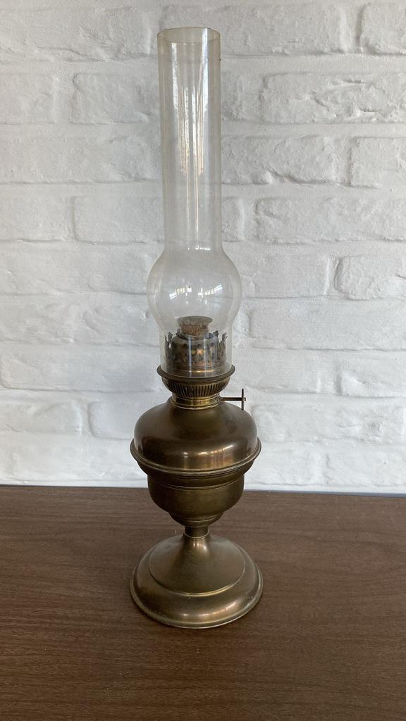 Koperen olielamp, Antiek en Kunst, Antiek | Brons en Koper, Ophalen of Verzenden