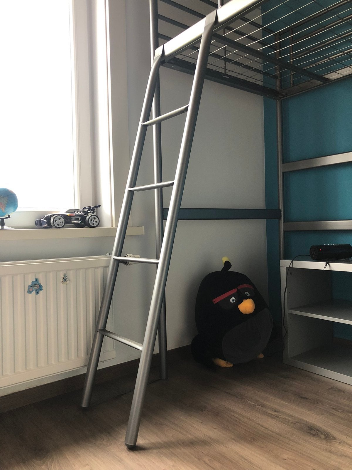 Ikea hoogslaper + matras, Ophalen, 100 cm, Hoogslaper, Eenpersoons