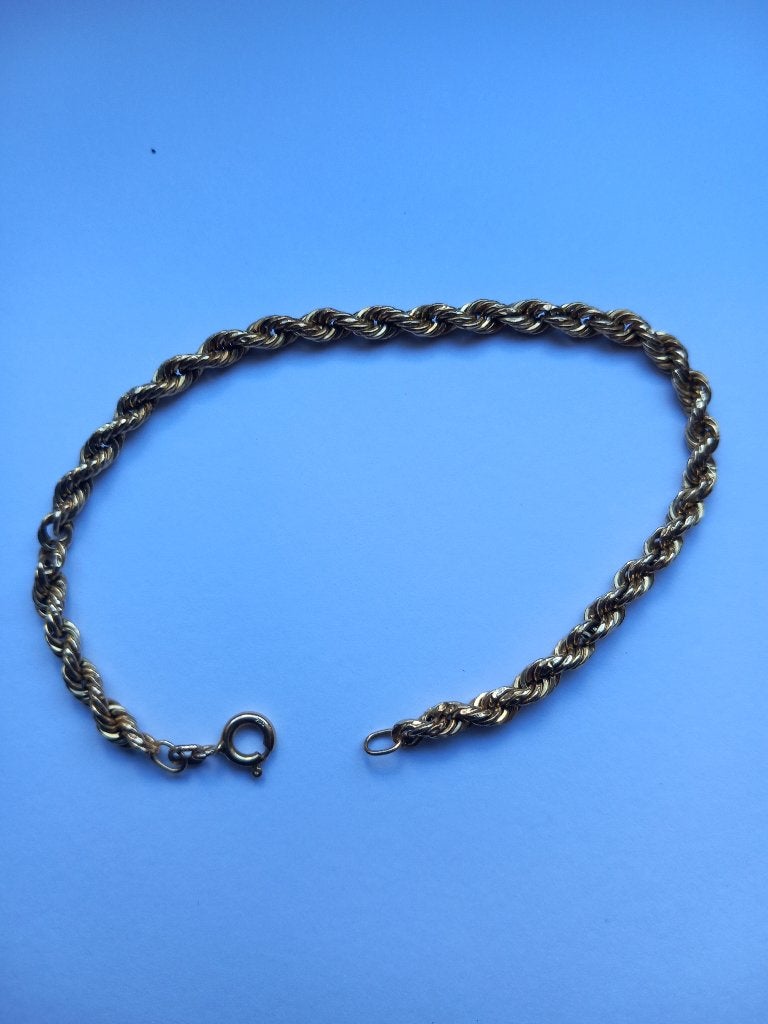 18kt gouden armband, Handtassen en Accessoires, Ophalen of Verzenden, Zo goed als nieuw, Geel, Goud