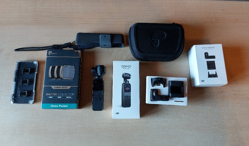 DJI Osmo Pocket camera + accesoires, Audio, Tv en Foto, Ophalen of Verzenden, Zo goed als nieuw, Overige merken