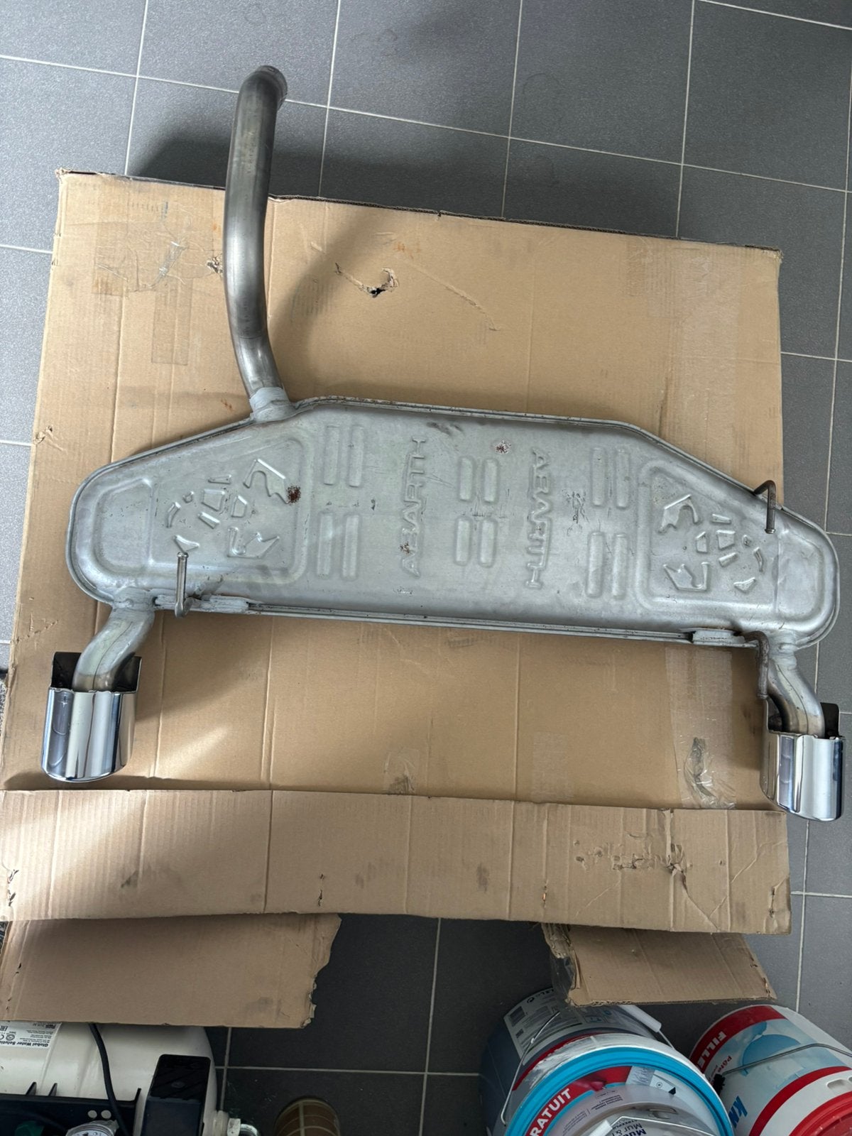 Orginele abarth uitlaat, Auto-onderdelen, Ophalen, Nieuw, Fiat