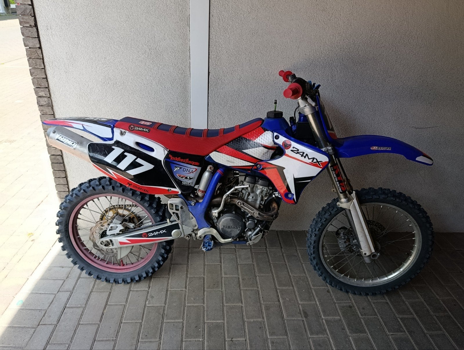 Yamaha yz250f-2001 crossmotor, Enlèvement