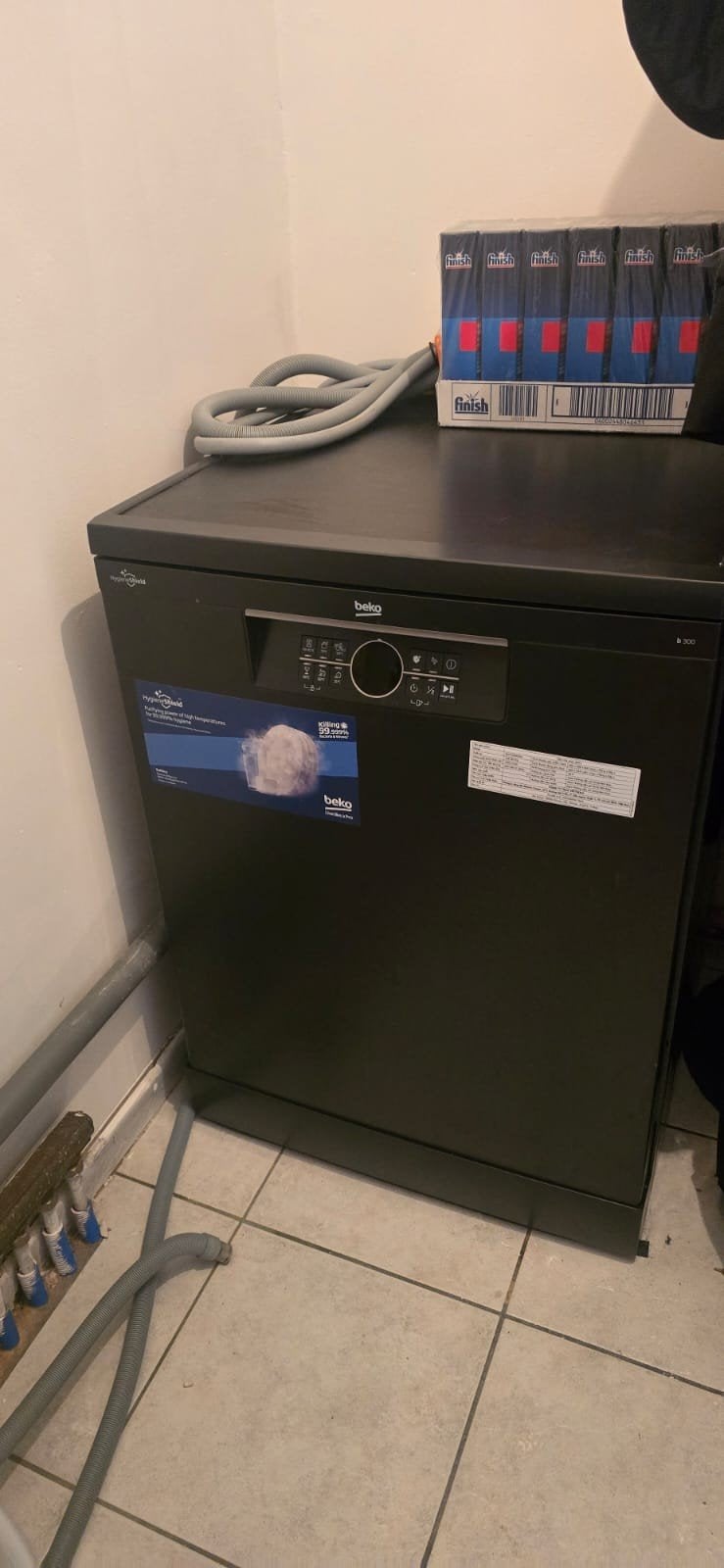Dishwasher Beko, Ophalen