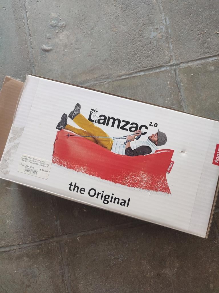 Lamzac lucht zitzak, Ophalen