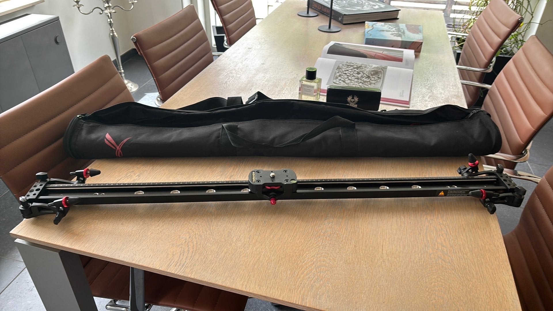 Camera slider Focusing Rail, Audio, Tv en Foto, Ophalen, Zo goed als nieuw