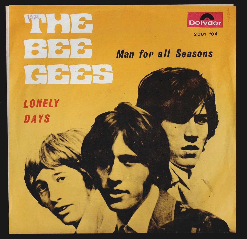The Bee Gees - Lonely Day - Man for all seasons, Cd's en Dvd's, Gebruikt, 7 inch, Ophalen of Verzenden, Rock en Metal