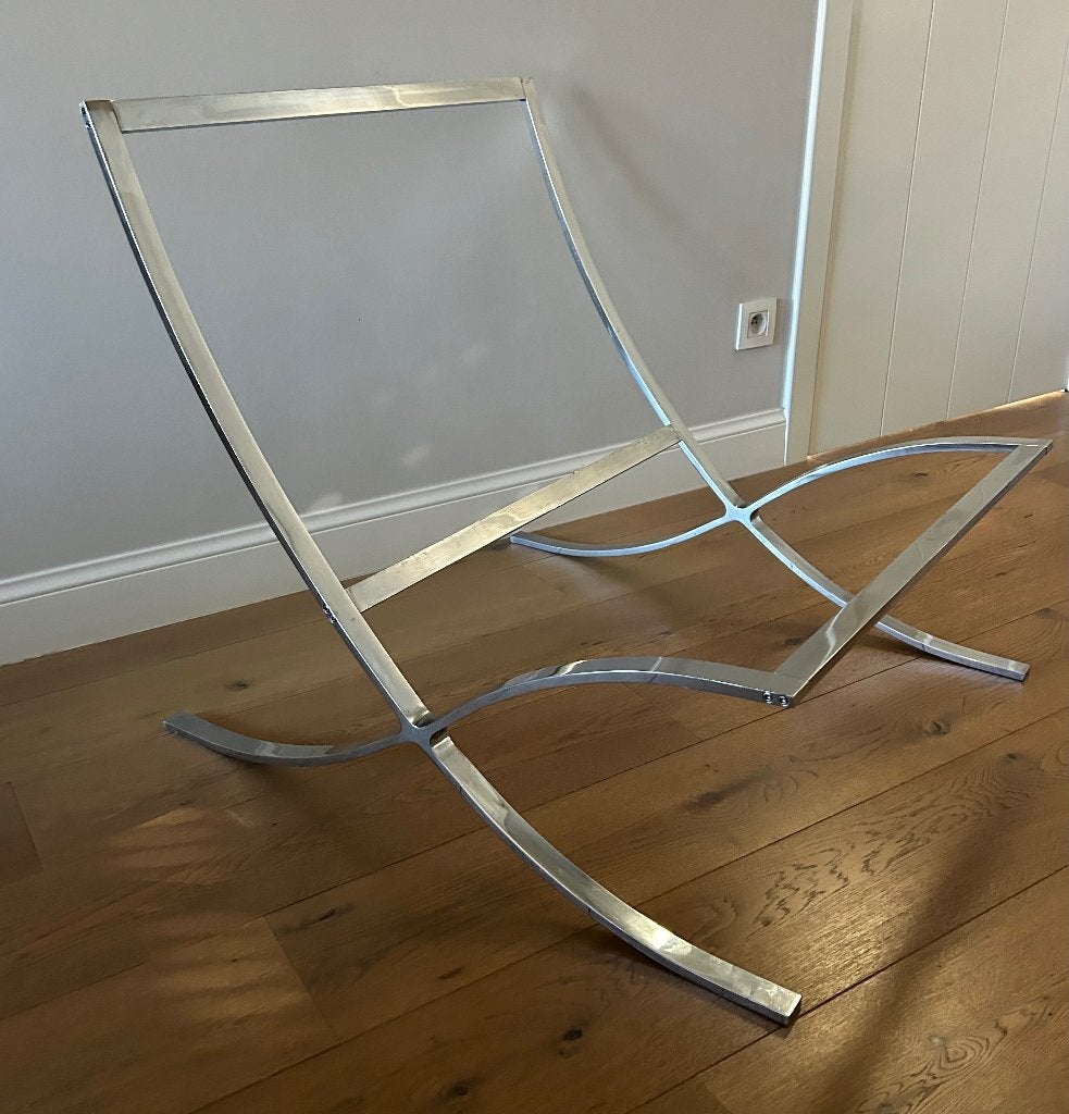 Design Industria Argentina Barcelona Chair Pavilion Chair, Antiek en Kunst, Ophalen