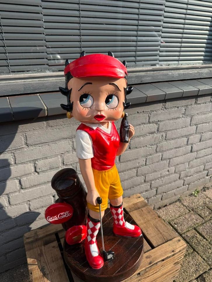 Vintage Betry Boop Coca Cola beeld, Verzamelen