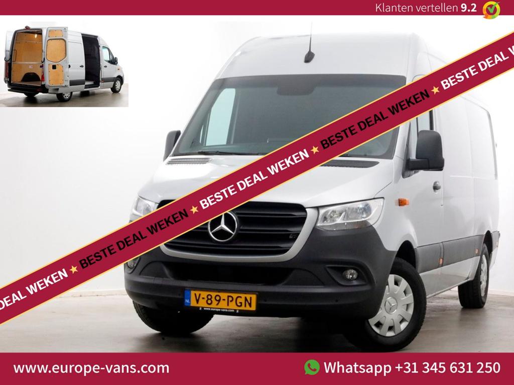 Mercedes-Benz Sprinter 316 CDI 163pk RWD L2H2 Airco/Navi/Cam, Autos, Argent ou Gris, Achat, Entreprise, Capteur de stationnement