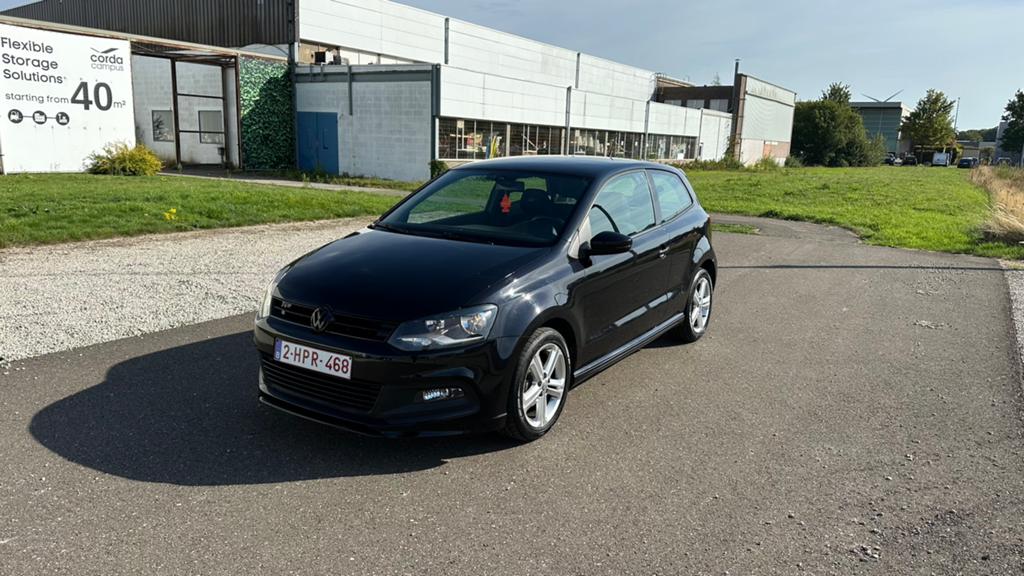 Volkswagen Polo 1.6 TDI R-Line, Euro 5, Zwart, 4 cilinders, 1600 cc