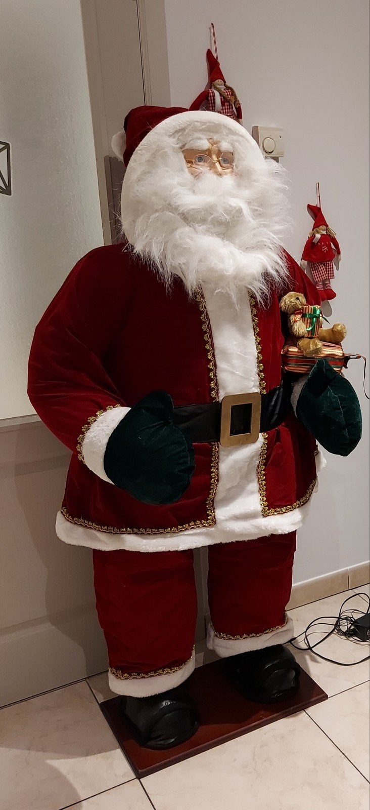 grand père Noël gonflable, Enlèvement