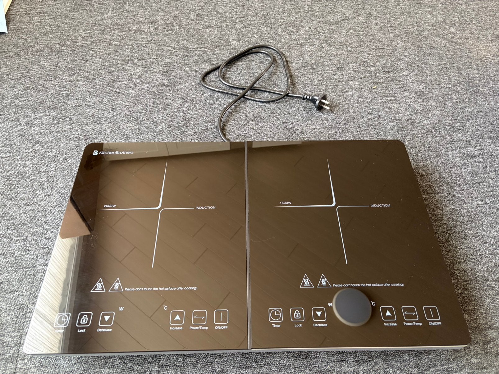 Induction Hob - Freestanding - Double, Elektronische apparatuur, Ophalen, Zo goed als nieuw