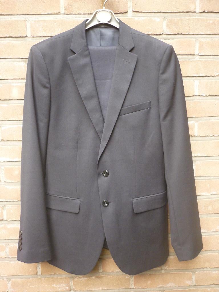 Wollen-Polyester Kostuum Zara Man, Kleding | Heren, Zwart, Nieuw, Ophalen of Verzenden, Zara Man