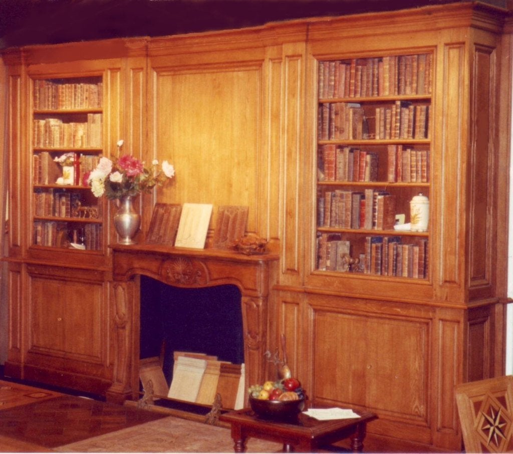 BIBLIOTHEEK - LAMBRISERING, Enlèvement