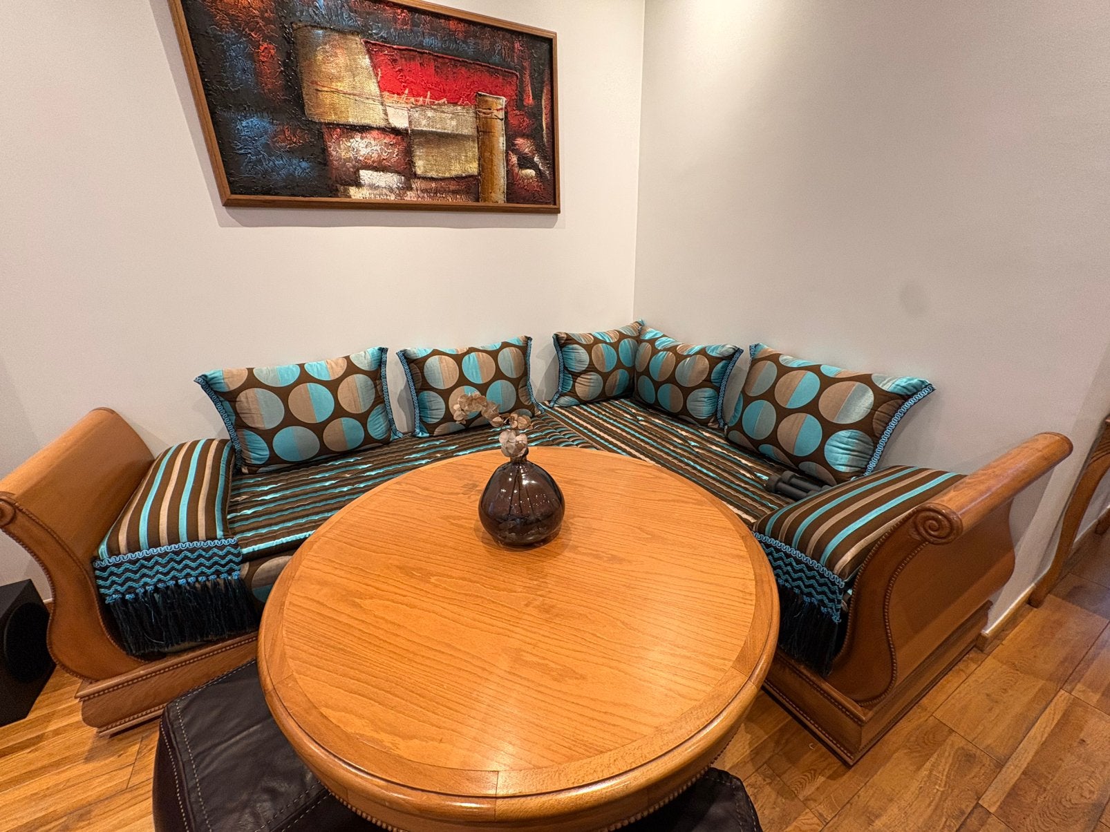 Salon marocain en noyer, Maison & Meubles, Enlèvement
