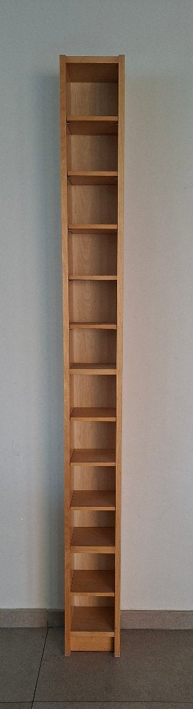 CD-rekje IKEA Gnedby beuk 5 stuks, Maison & Meubles, Avec tablette(s), Moins de 25 cm, Moins de 150 cm, Enlèvement