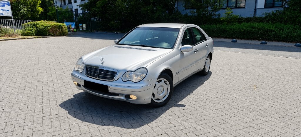 @ Mercedes C180 K 2003 183 Km Airco Euro 4 CT OK + F ROSE @, Zwart, 4 cilinders, 1796 cc, 190 g/km