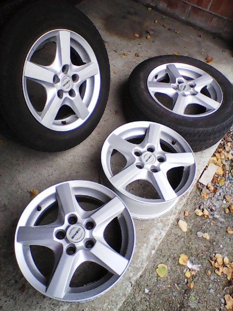 Enzo Velgen 15" 5x112 ET38 6,5J AFHALING LEES BESCHRIJVING, Ophalen, Gebruikt, 15 inch, Banden en Velgen