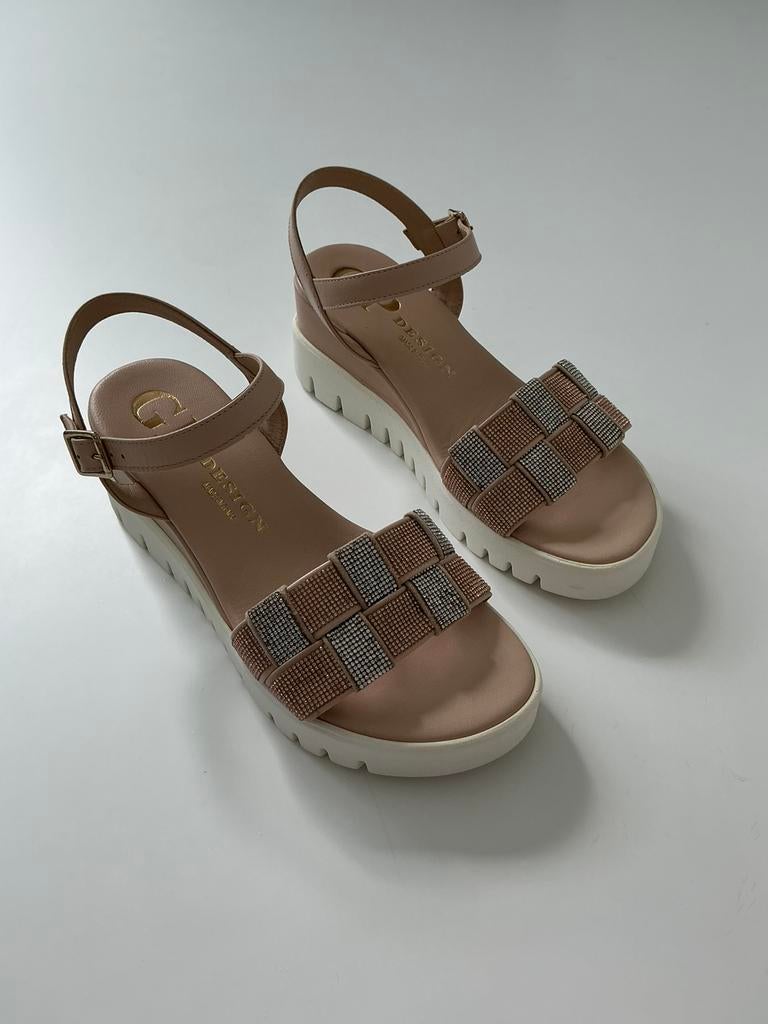 Sandalen GP Design Italy maat 37, Overige kleuren, Gedragen, Sandalen of Muiltjes, Ophalen of Verzenden