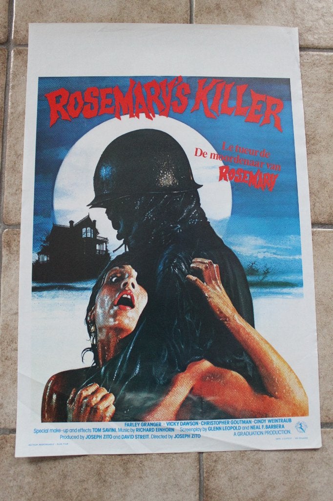 filmaffiche The prowler 1981 filmposter, Collections, Posters & Affiches, Enlèvement ou Envoi, Rectangulaire vertical, A1 jusqu'à A3