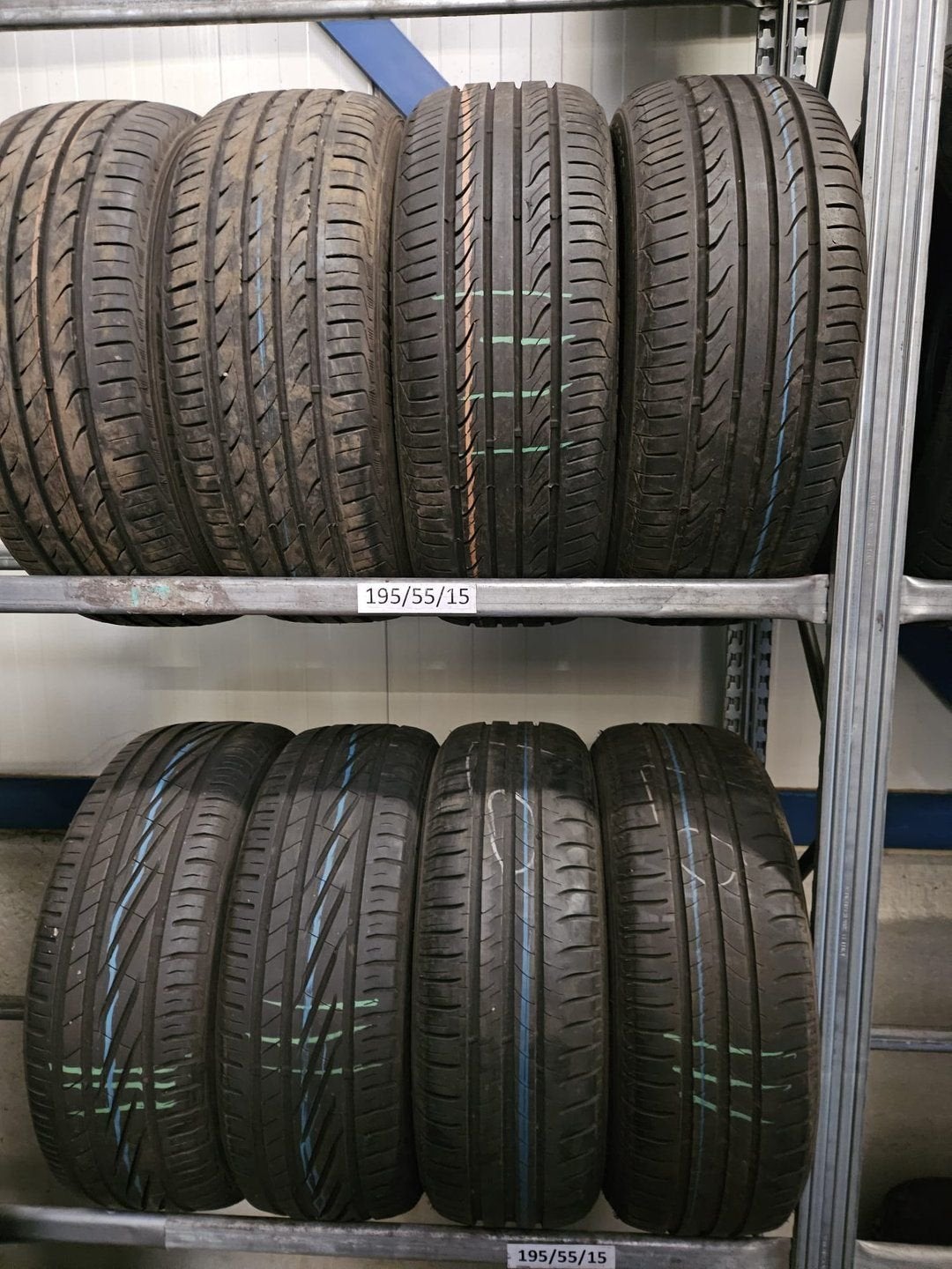 195/55/15 zomerbanden diverse A-merken 6+mm vanaf €40 p st., Gebruikt, 15 inch, -, -