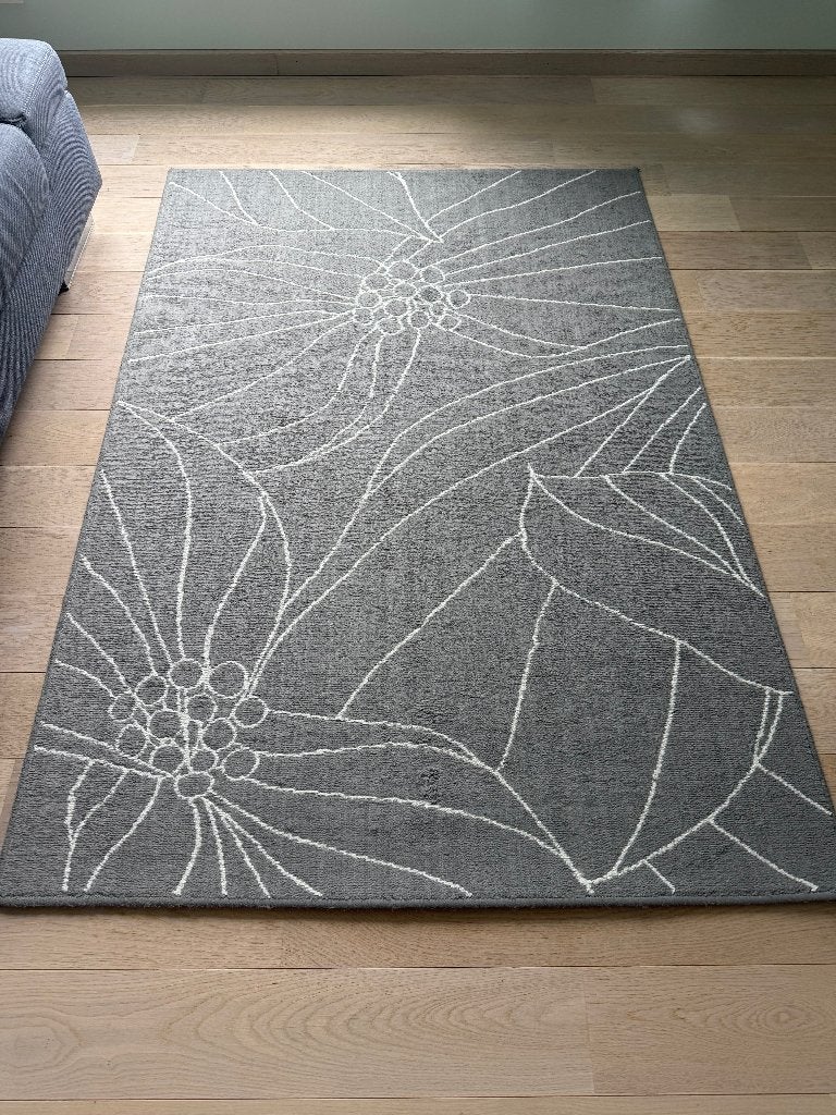 Je vends un tapis gris en bon état., 150 à 200 cm, Gris, 150 à 200 cm, Comme neuf