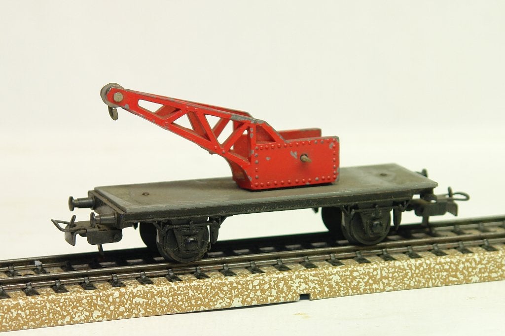 BUCO VINTAGE WAGON GRUE KRANWAGEN HO ESSIEUX AC 1954-1958, Autres marques, Courant alternatif, Wagon, Utilisé