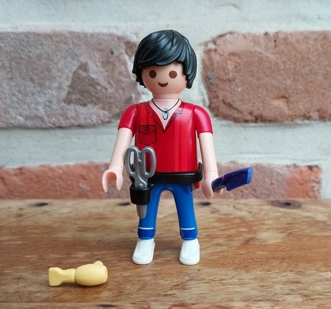 Playmobil, kapper, Ophalen of Verzenden, Zo goed als nieuw