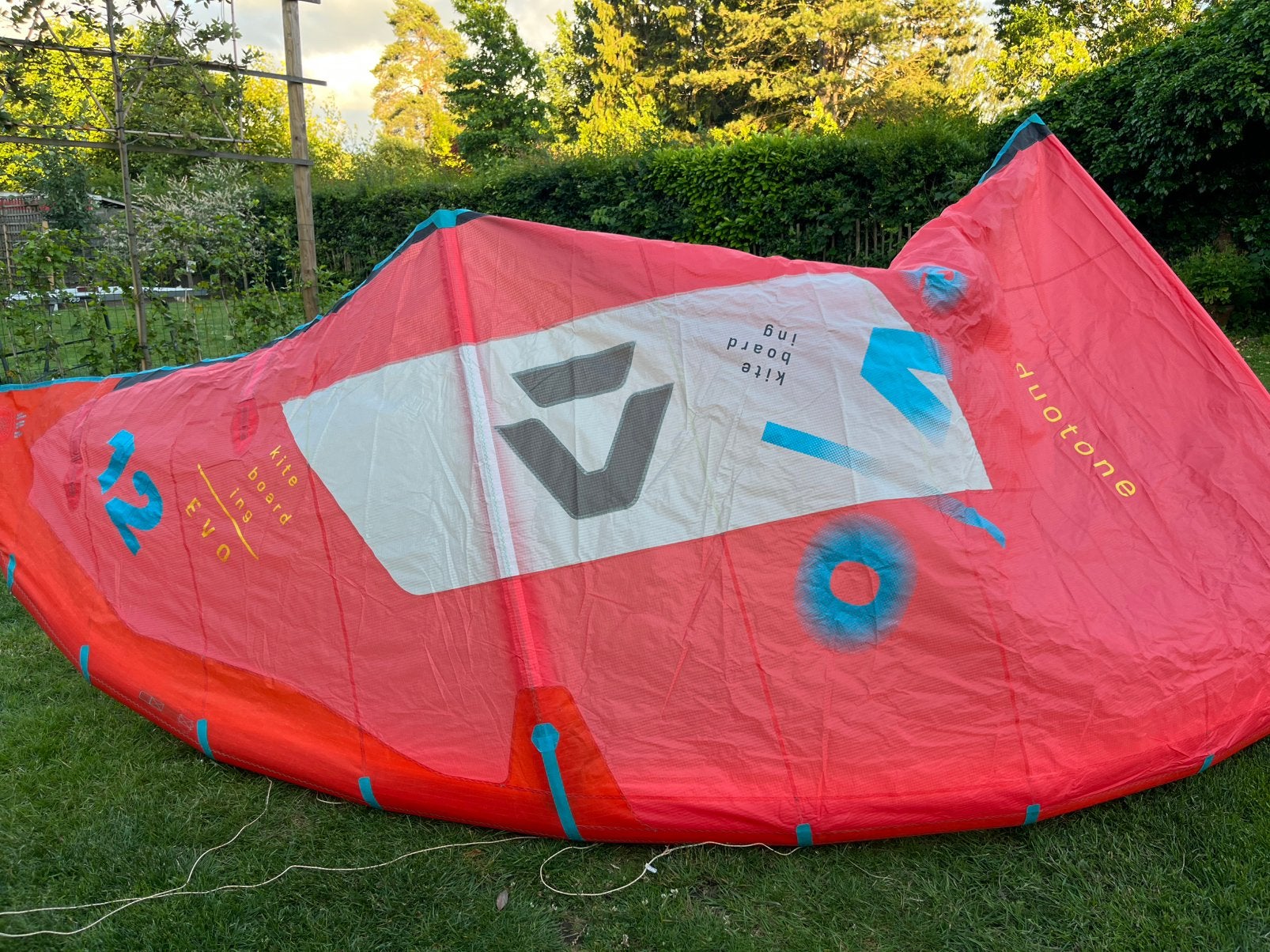 Aile de kite Duotone Evo 12m 2020, Sports nautiques & Bateaux, Kitesurf, Enlèvement, Kite