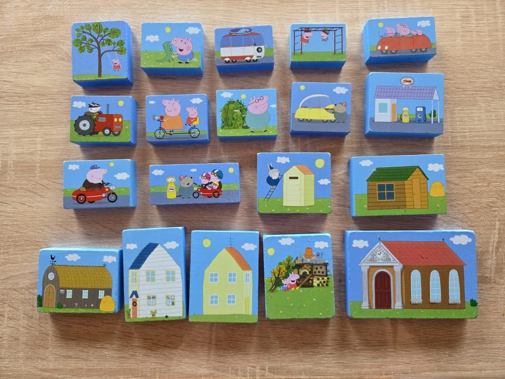 Peppa Pig blokken, Ophalen of Verzenden, Gebruikt