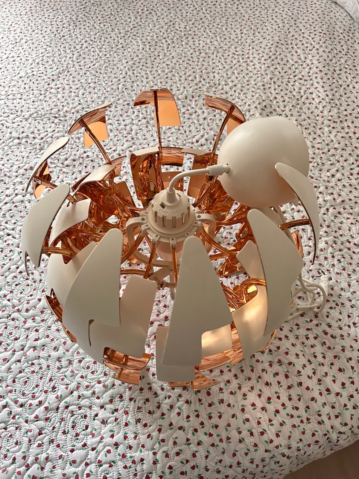 Lampe de salon moderne, Comme neuf, Enlèvement, E27 (grand), Autres matériaux