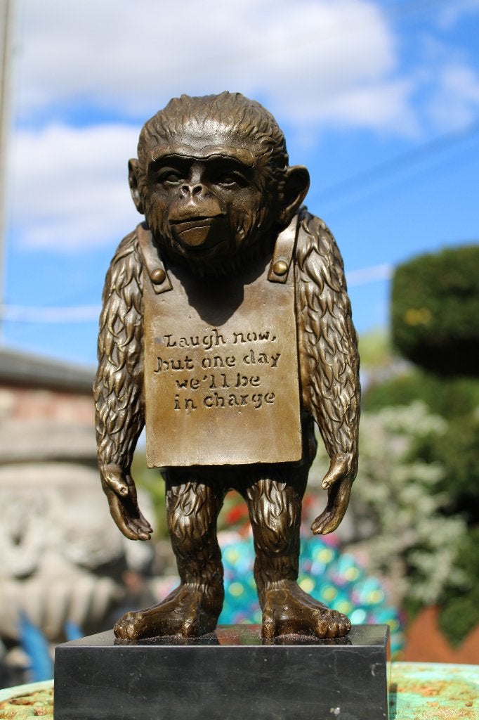 singe en bronze signé, BANKSY ., Enlèvement ou Envoi, Bronze