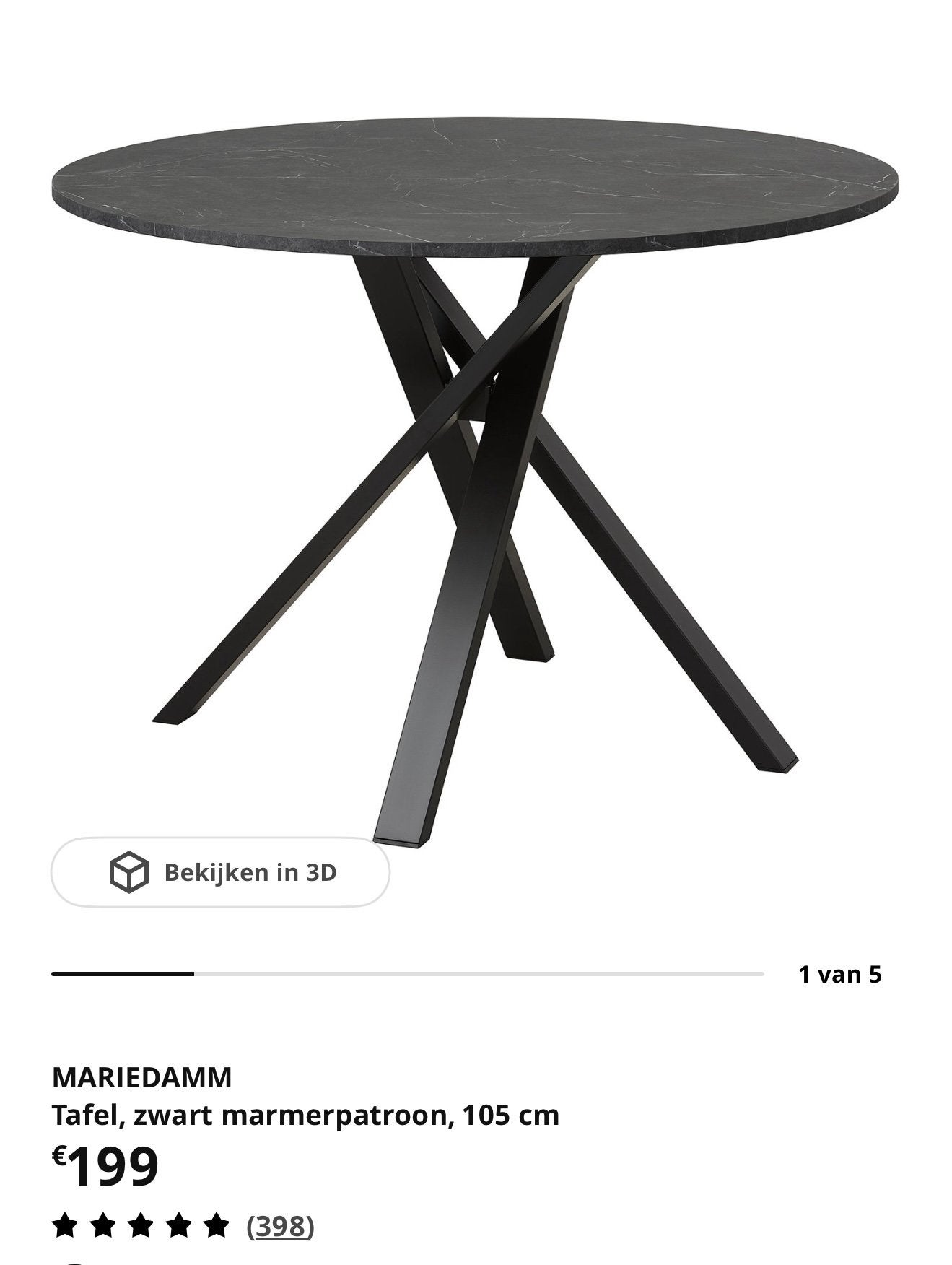 Table ronde à l'état neuf, Maison & Meubles, Enlèvement, Comme neuf