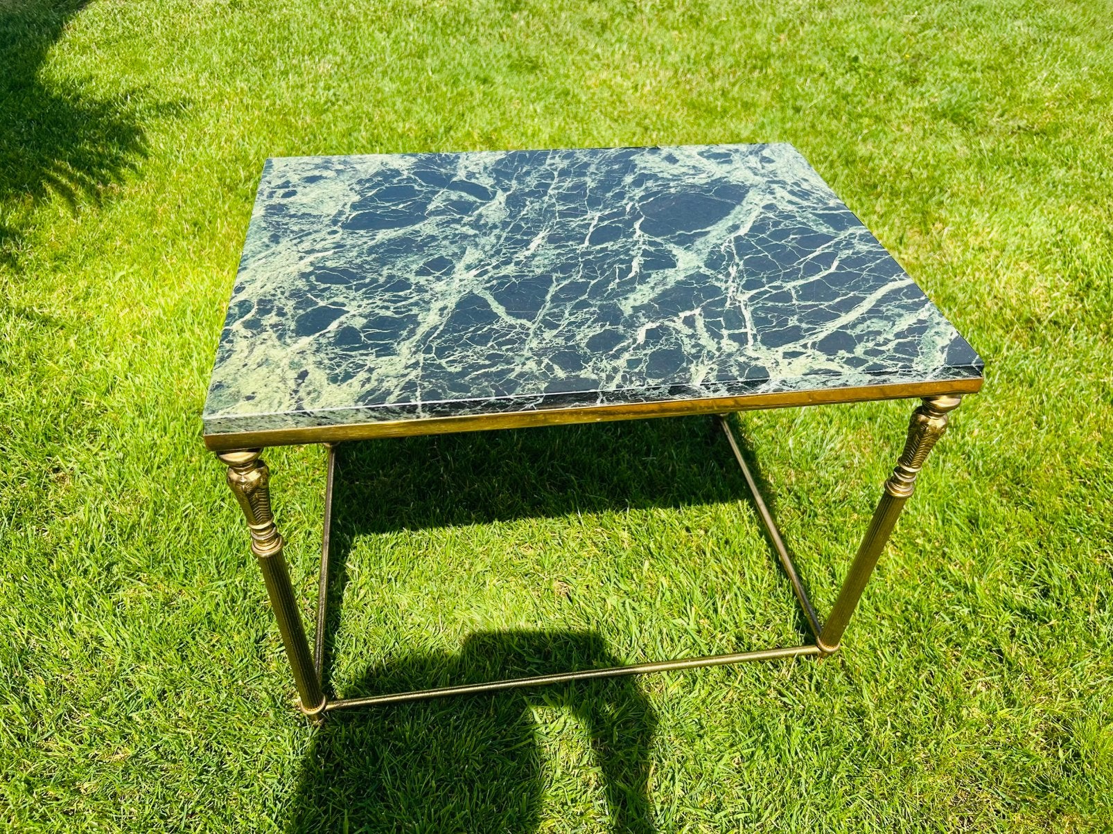 Marmeren bijzettafel, Huis en Inrichting, Ophalen, Gebruikt