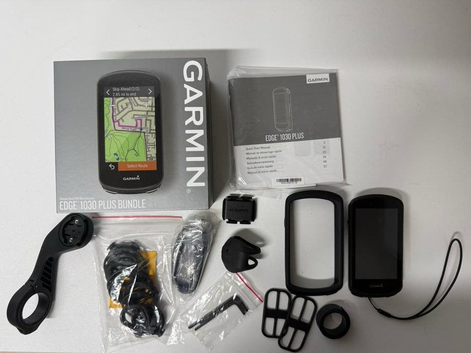 Garmin Edge 1030 Plus Bundle (zonder hartslagmeter), Fietsen en Brommers, Fietsaccessoires | Fietscomputers, Ophalen of Verzenden
