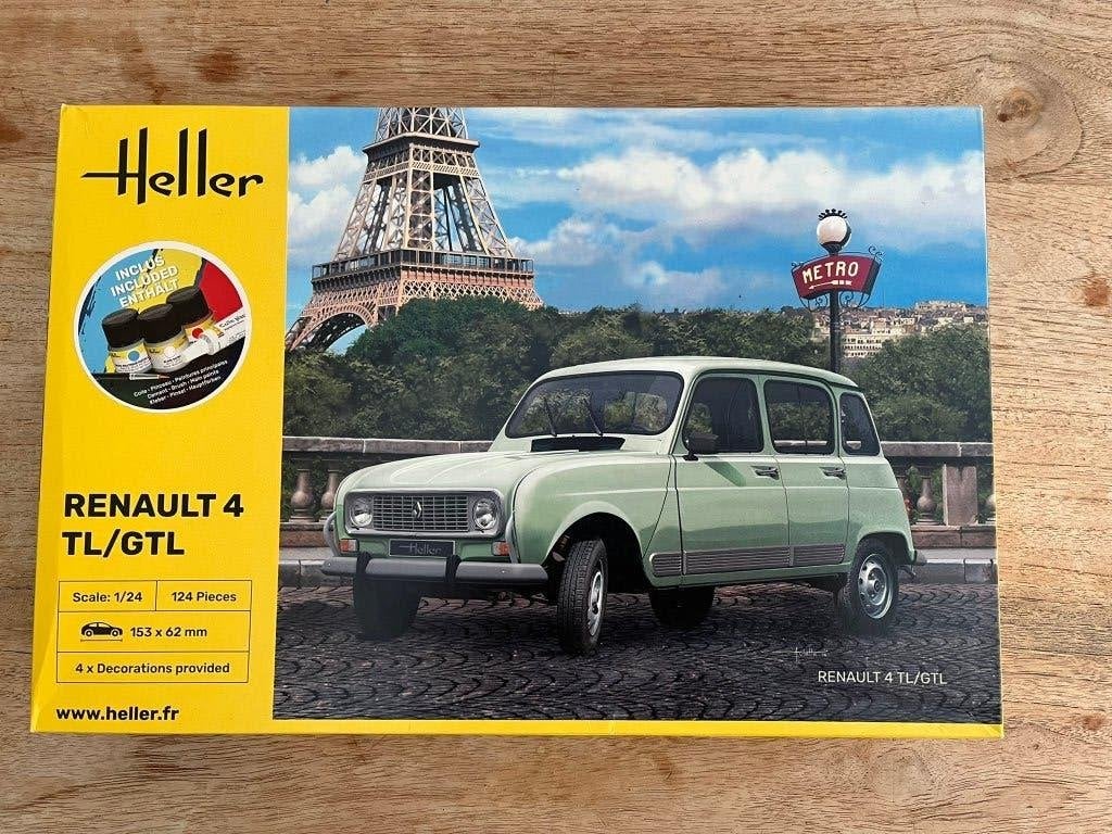 Heller Modelbouwpakket Auto - 56759 Renault 4L Car, Ophalen, Nieuw, Auto, Heller