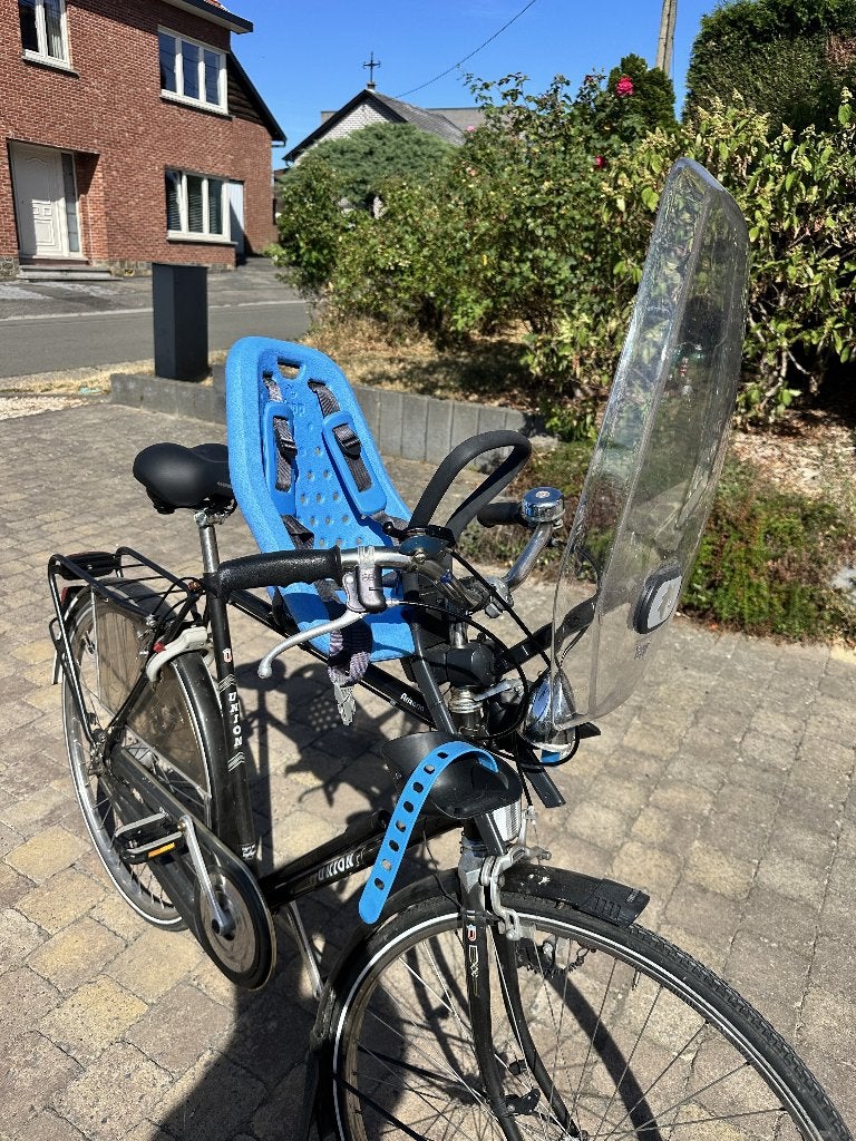 Thule yepp Mini+pare-brise+2ème adaptateur pour autres vélos, Siège avant, Yepp (Thule), Repose-pieds, Comme neuf