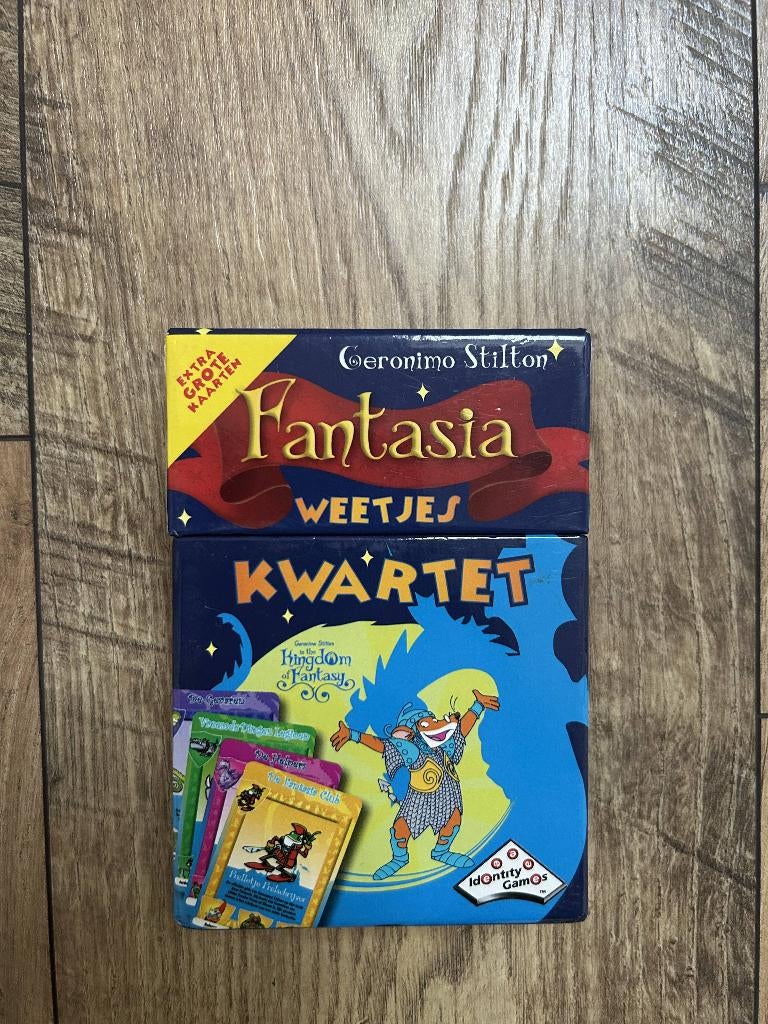 Fantasia kwartet (Geronimo Stilton), Verzamelen, Ophalen of Verzenden, Gebruikt, Kwartet(ten)